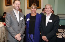 Michael Clancy (left) with Carolyn Odgers and Gerard Cavanagh.   